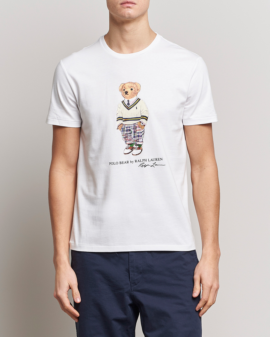 Ralph lauren t shirt hvid best sale