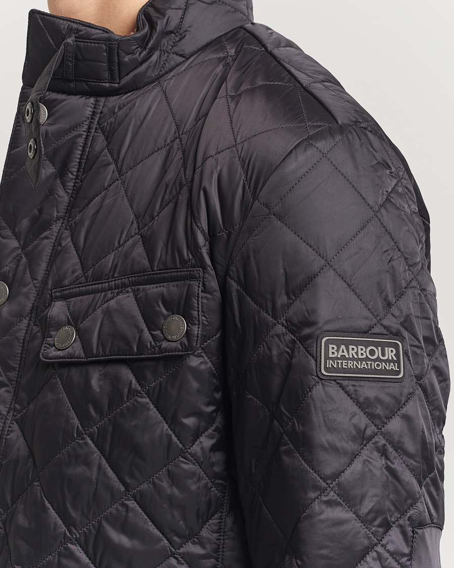 Barbour International Ariel Quilted Jacket Black CareOfCarl