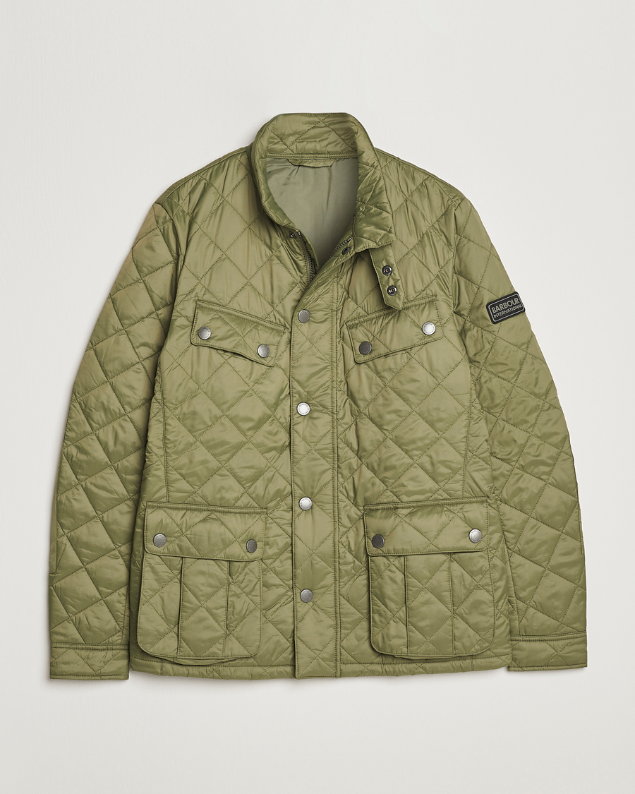 Barbour Ariel Quilted Jacket Light Moss - CareOfCarl.dk