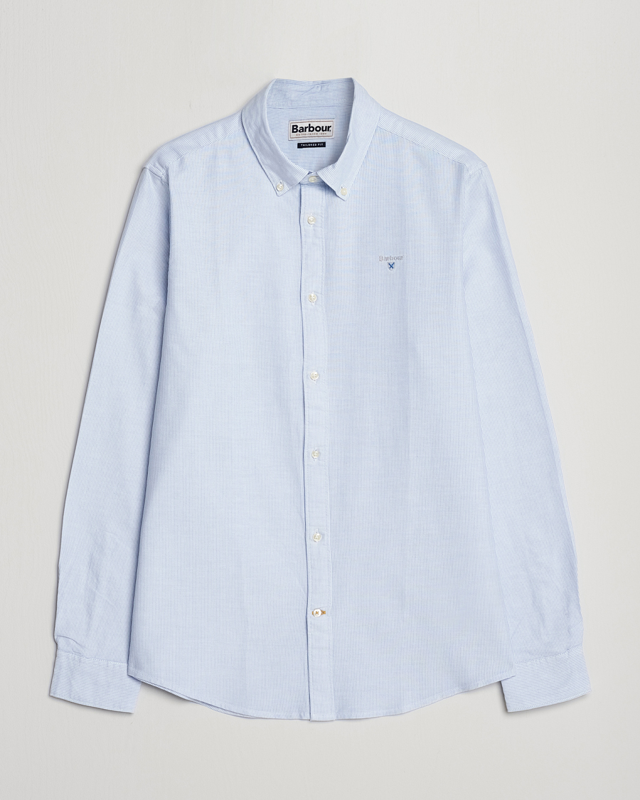 Herre | Skjorter | Barbour Lifestyle | Tailored Fit Striped Oxtown Shirt Blue/White