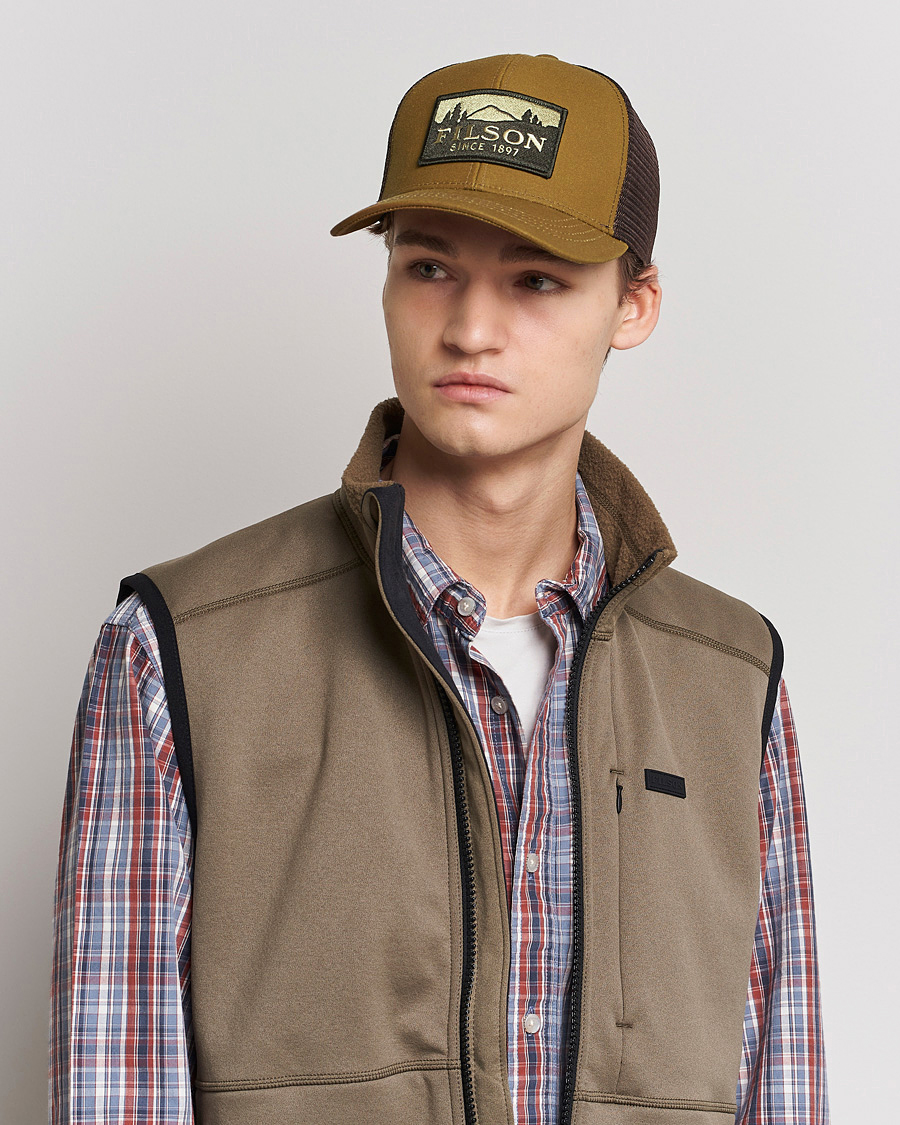 Herre | Filson | Filson | Mesh Logger Cap Dark Tan