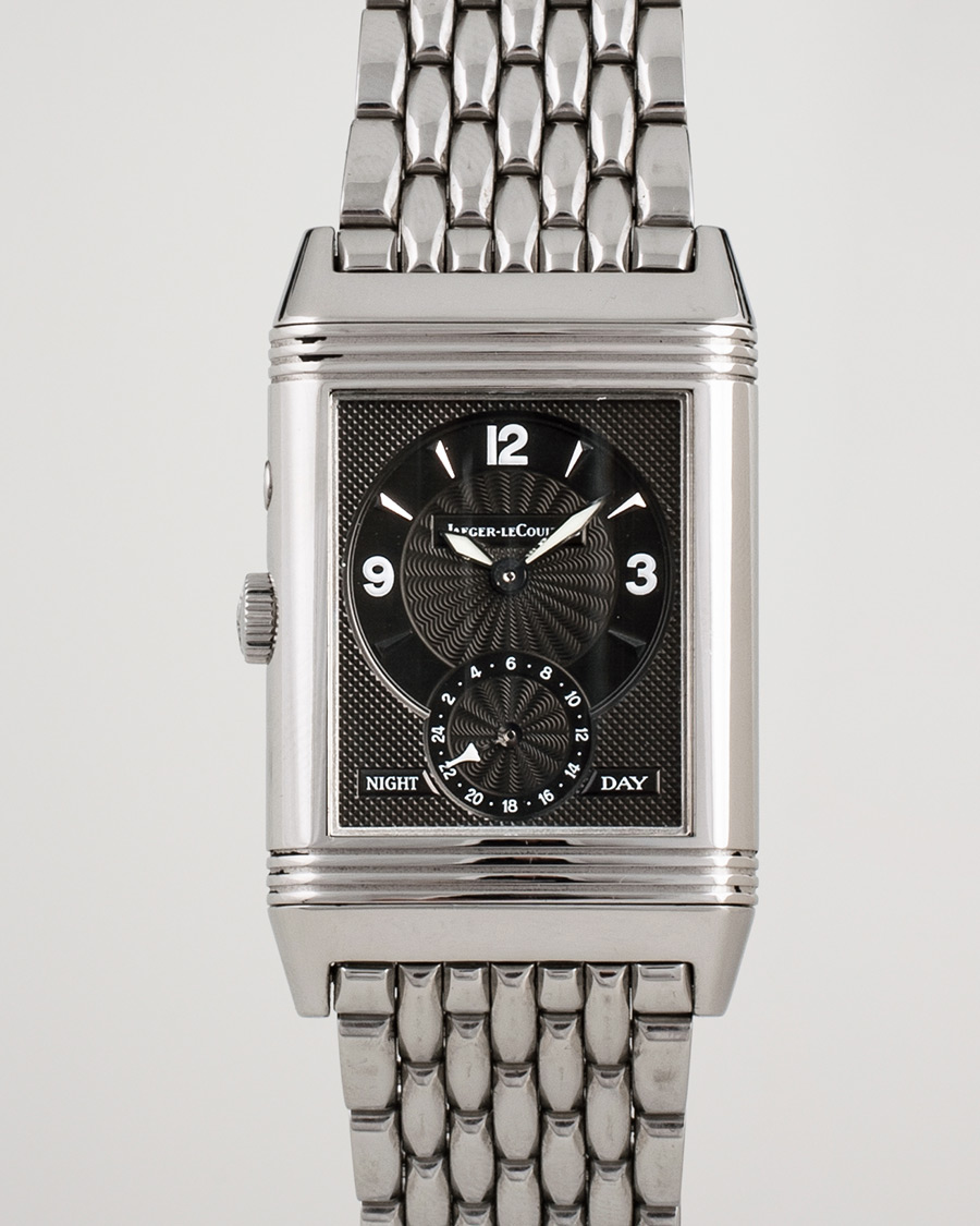 Brugt: |  | Jaeger-LeCoultre Pre-Owned | Reverso Duoface 270.8.54 Steel Silver Black