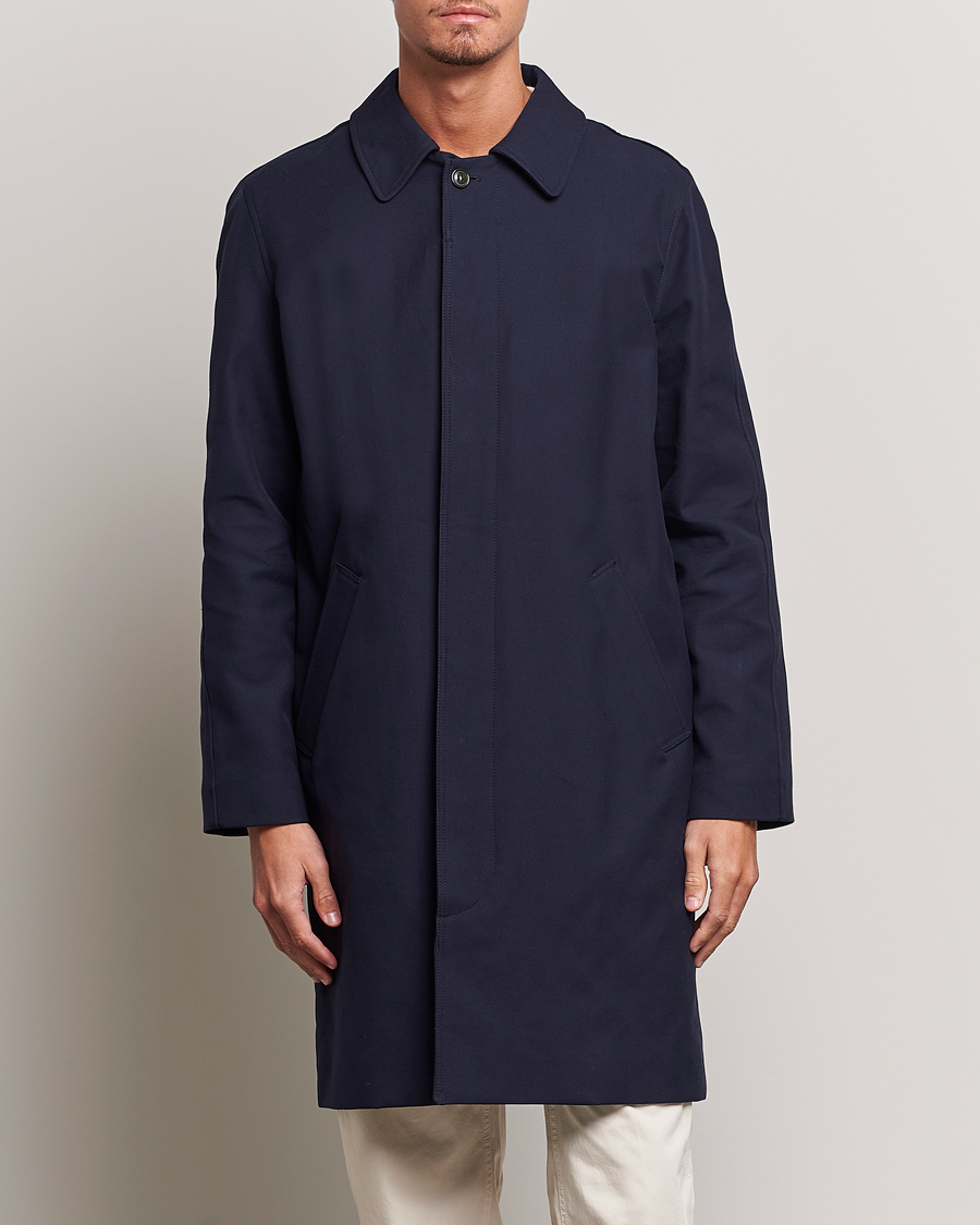 Herre | Jakker | A.P.C. | Wool Mac Coat Navy