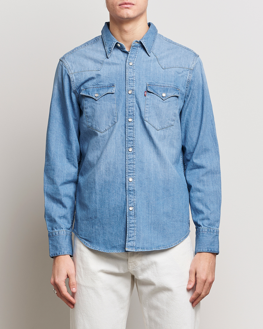 Herre | Levi's | Levi\'s | Barstow Western Standard Shirt Light Blue