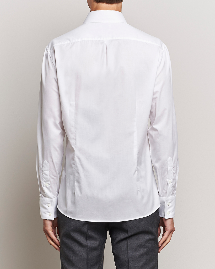 Herre | Skjorter | Brunello Cucinelli | Slim Fit Poplin Shirt White