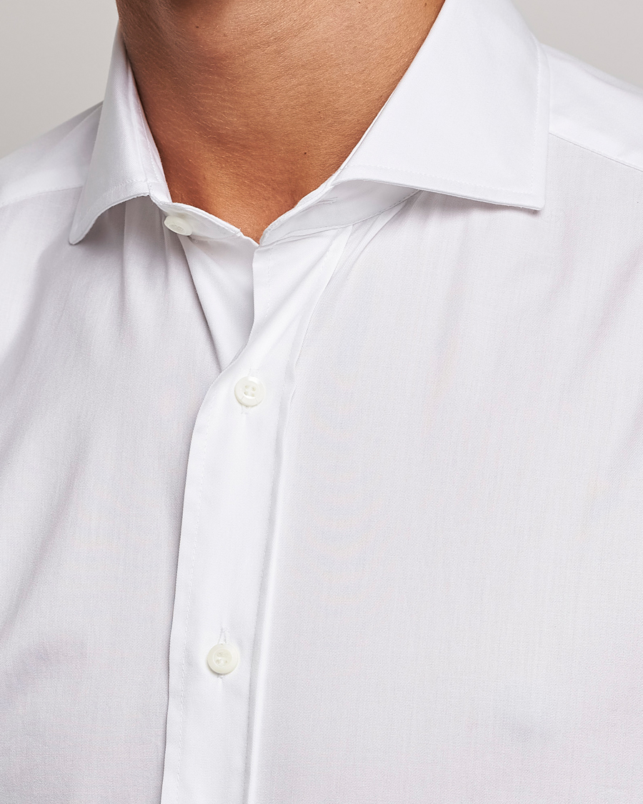 Herre | Skjorter | Brunello Cucinelli | Slim Fit Poplin Shirt White