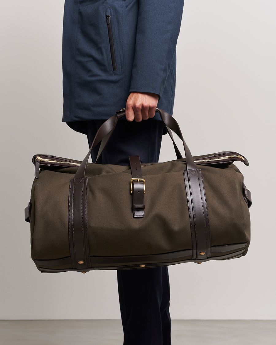 Herre | Weekendtasker | Mismo | M/S Explorer Weekendbag Army/Dark Brown