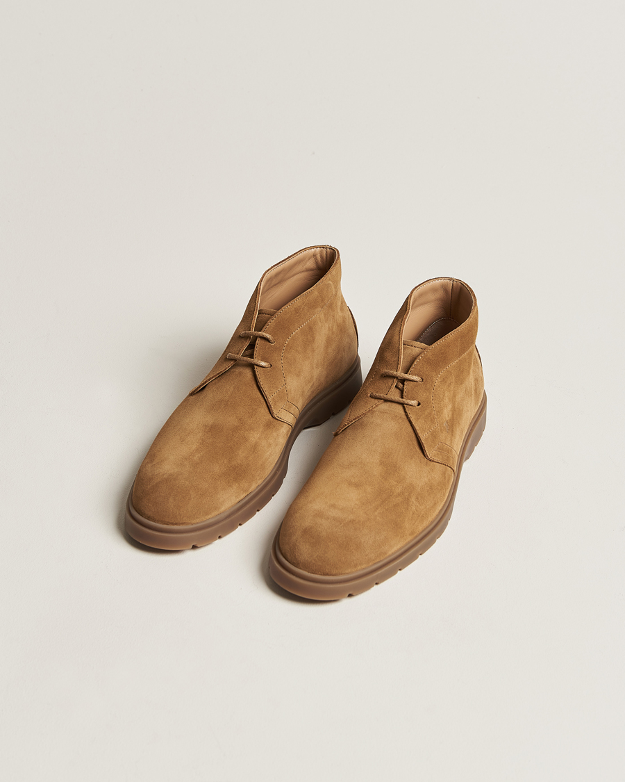 Tod's Polacchino Chukka Boots Brown Suede
