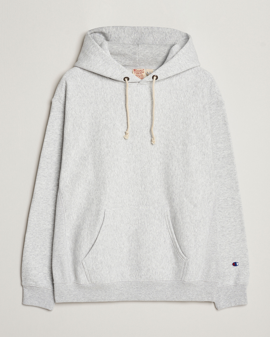 Champion Reverse Weave Soft Fleece Hoodie Grey Melange 