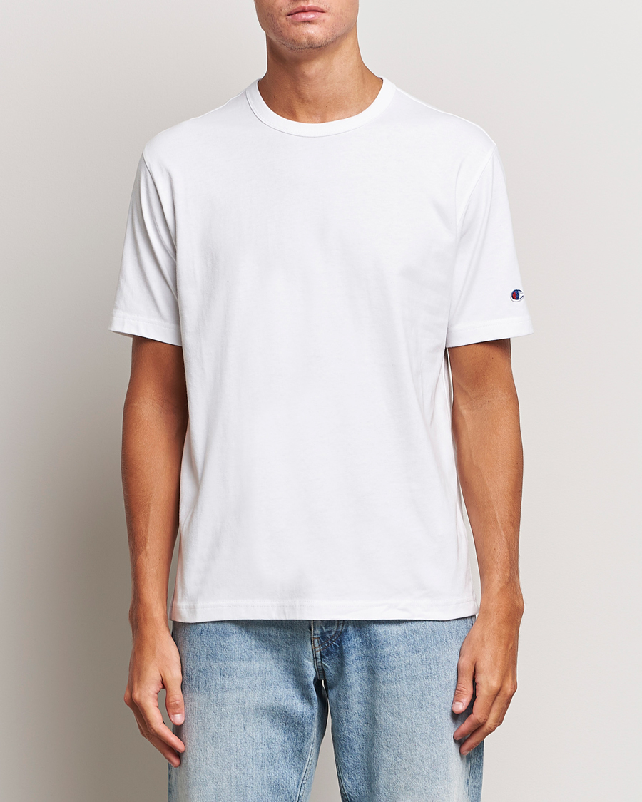 Champion t-shirt hvid best sale