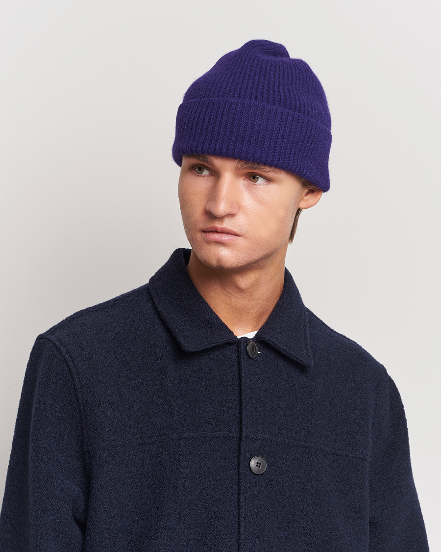 Herre |  | Le Bonnet | Lambswool/Caregora Beanie Indigo