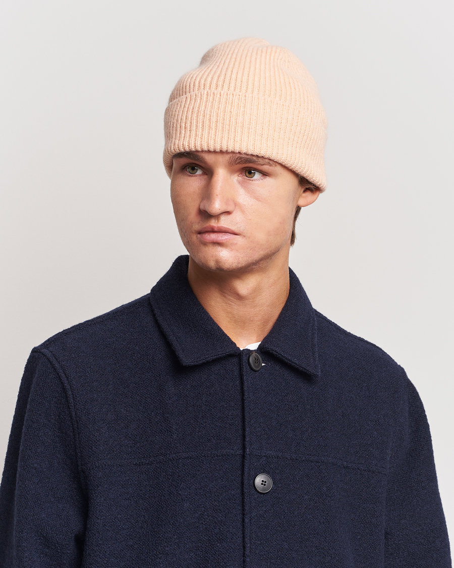 Herre |  | Le Bonnet | Lambswool/Caregora Beanie Peach