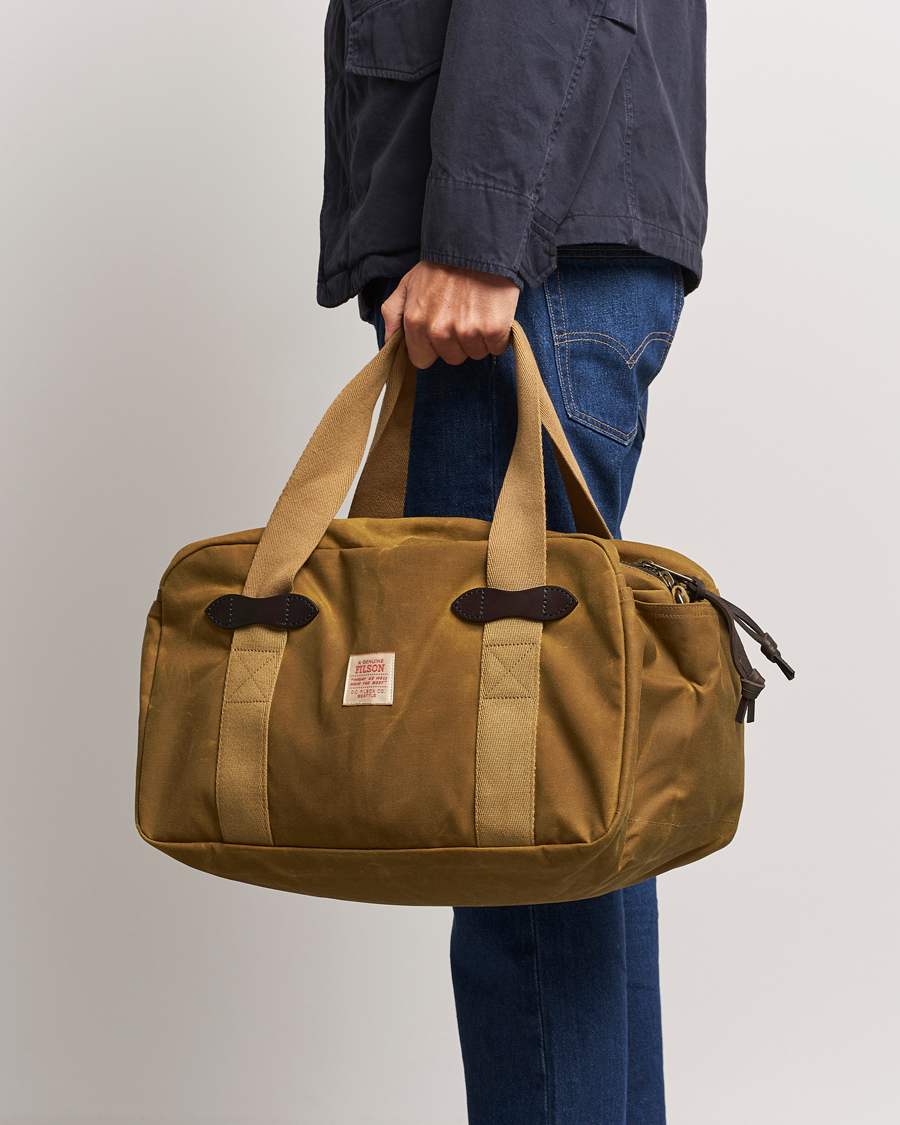 Herre | Tilbehør | Filson | Tin Cloth Small Duffle Bag Dark Tan