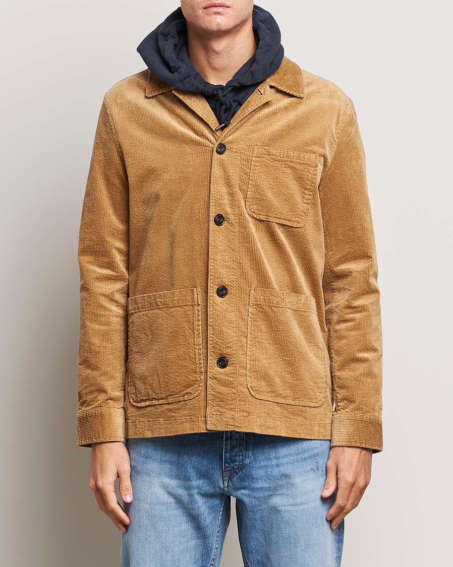Herre | Skjorter | Morris | Pennon Shirt Jacket Camel