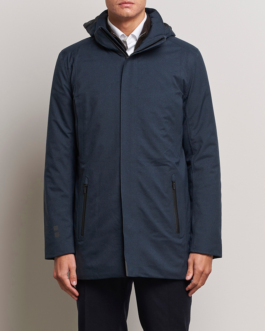 Herre | Formelle jakker | UBR | Regulator Parka Dark Navy Melange