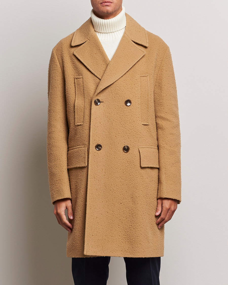 Herre | Formelle jakker | BOSS BLACK | Cam Double Breasted Coat Medium Beige