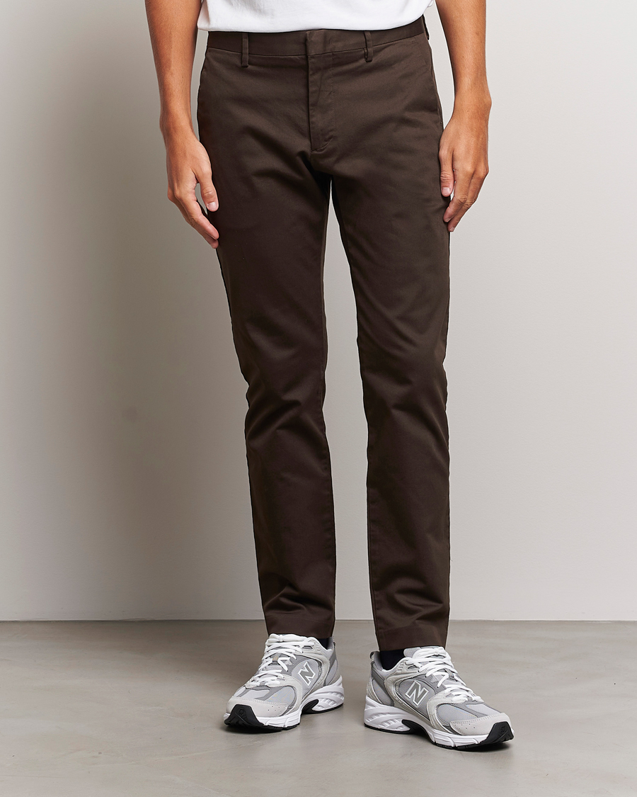 Herre |  | NN07 | Theo Regular Fit Stretch Chinos Demitase Brown