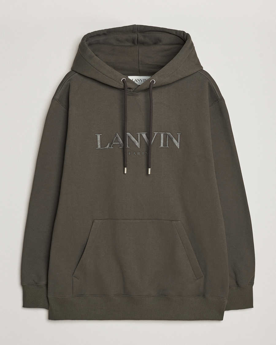 Hoodie Oversized Lanvin Loden Logo