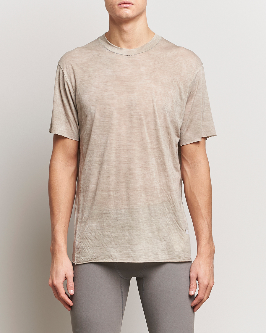 Herre | Active | Satisfy | CloudMerino T-Shirt Sun Bleached Greige