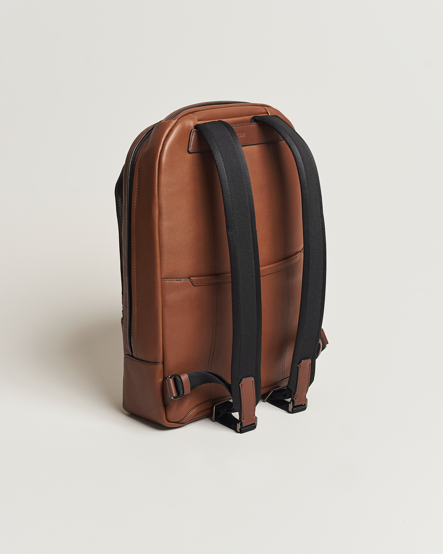 Herre |  | TUMI | Harrison Bradner Leather Backpack Cognac