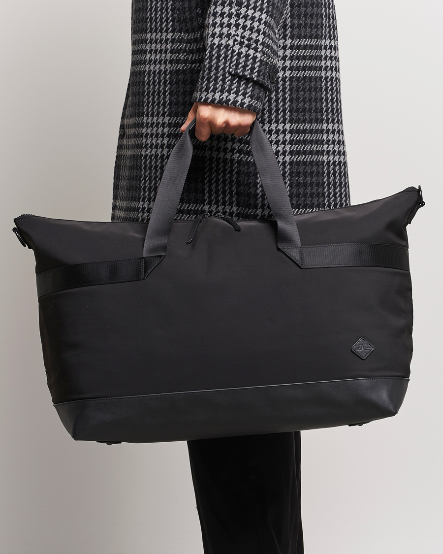 Herre | Weekendtasker | J.Lindeberg | Walt Nylon Weekender Black