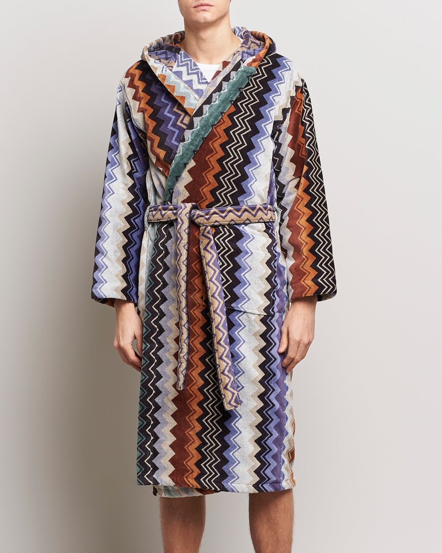 Herre | Missoni Home | Missoni Home | Giacomo Bathrobe Verde Multi