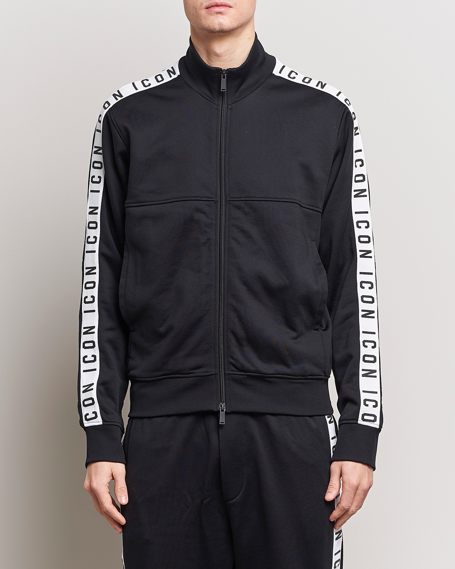 Herre | Tøj | Dsquared2 | Dean Sport Full Zip Track Jacket Black