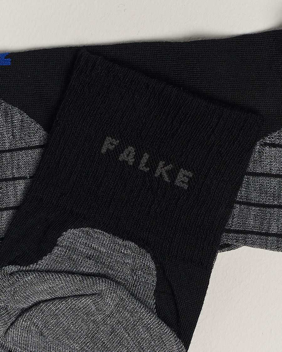 Herre | Ankelsokker | Falke Sport | Falke TK5 Wander Cool Short Trekking Socks Black