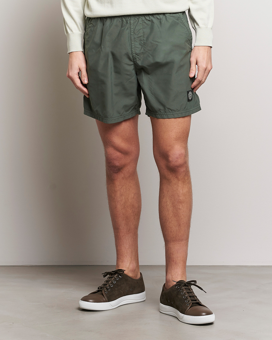 Herre | Stone Island | Stone Island | Brushed Nylon Swimshorts Musk