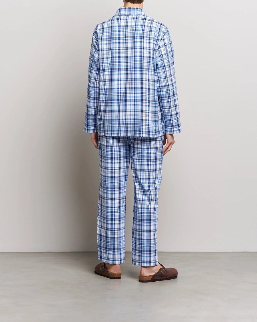Herre | Polo Ralph Lauren | Polo Ralph Lauren | Cotton Checked Pyjama Set Blue Plaid