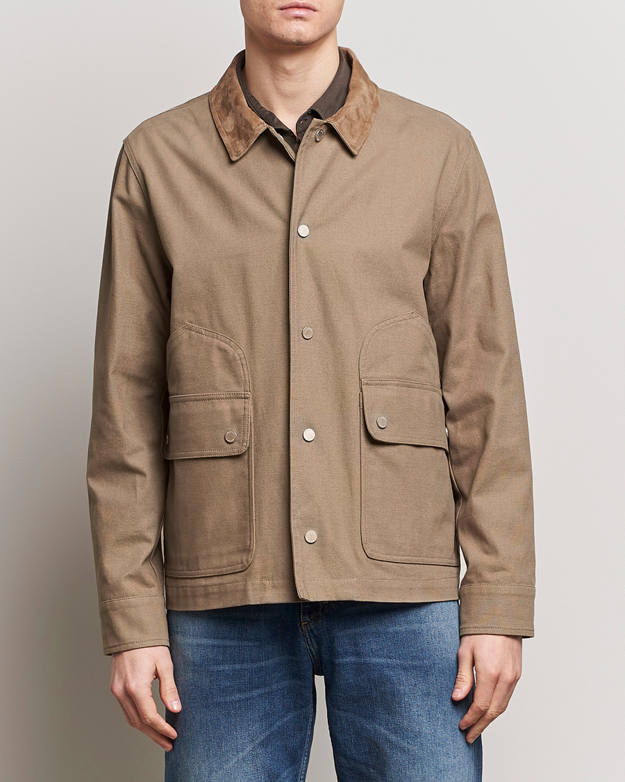 Herre | Valstar | Valstar | Canvas Chore Jacket Khaki