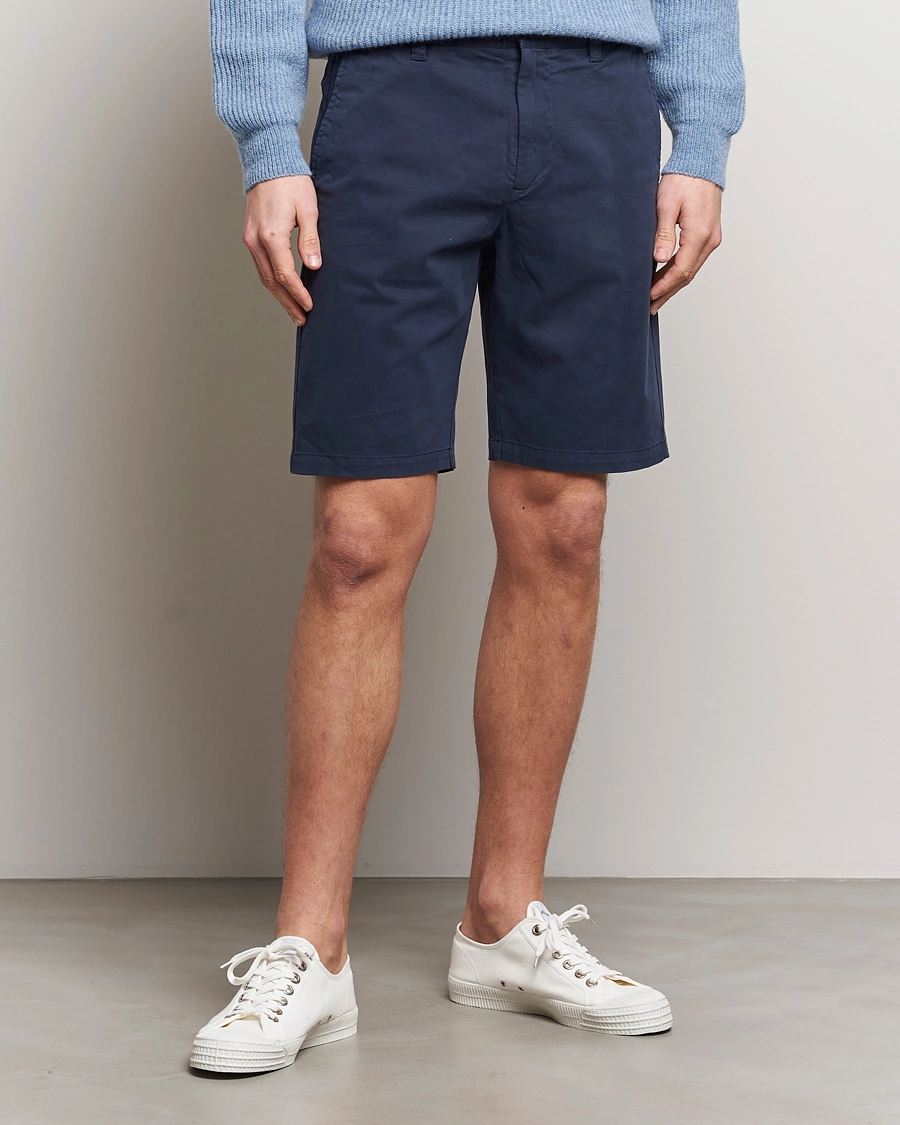 Herre | Shorts | NN07 | Crown Shorts Navy Blue