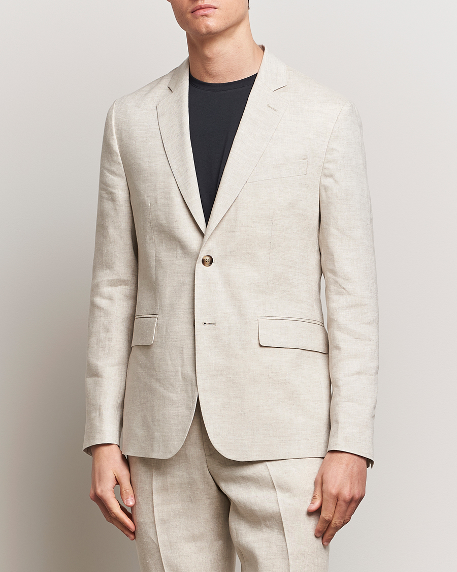 Herr | Avdelningar | J.Lindeberg | Hopper Super Linen Blazer Moonbeam