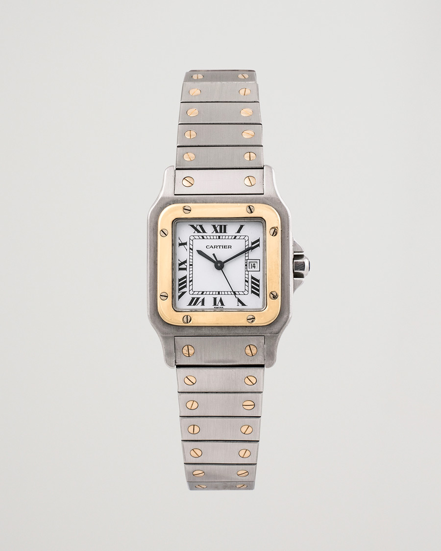 Cartier Pre Owned Santos Galb e 2961 Silver CareOfCarl.dk