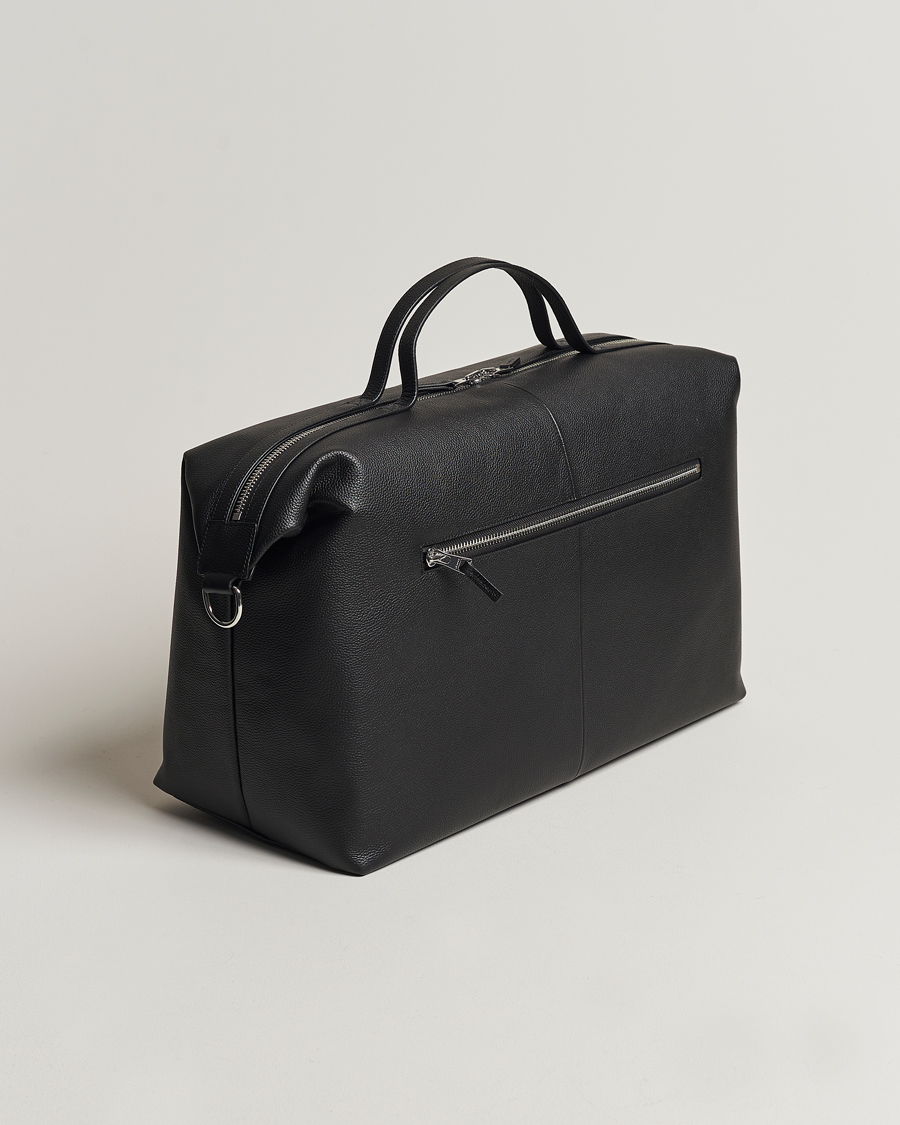 Herre | Weekendtasker | GANT | Leather Weekendbag Black