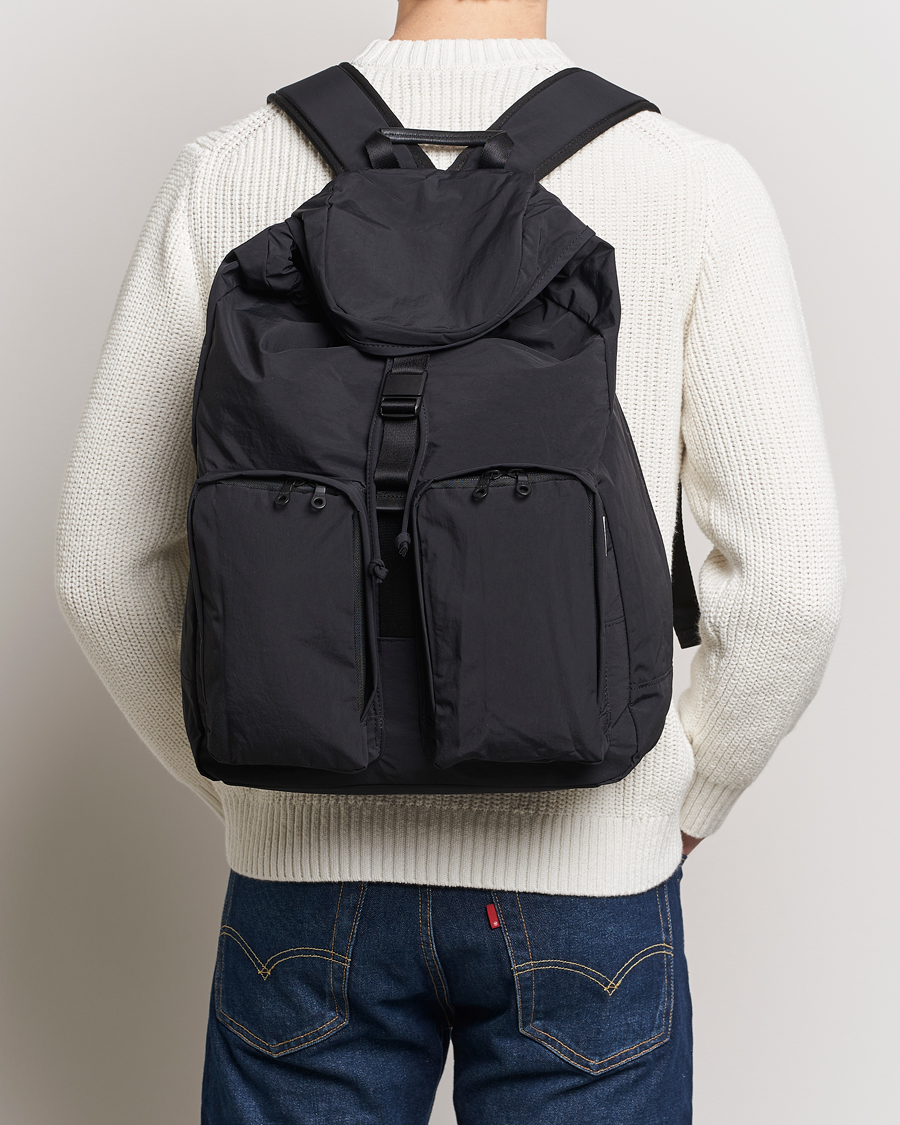 Herre | Nye varemærker | mazi untitled | All Day 05 Nylon Backpack Black