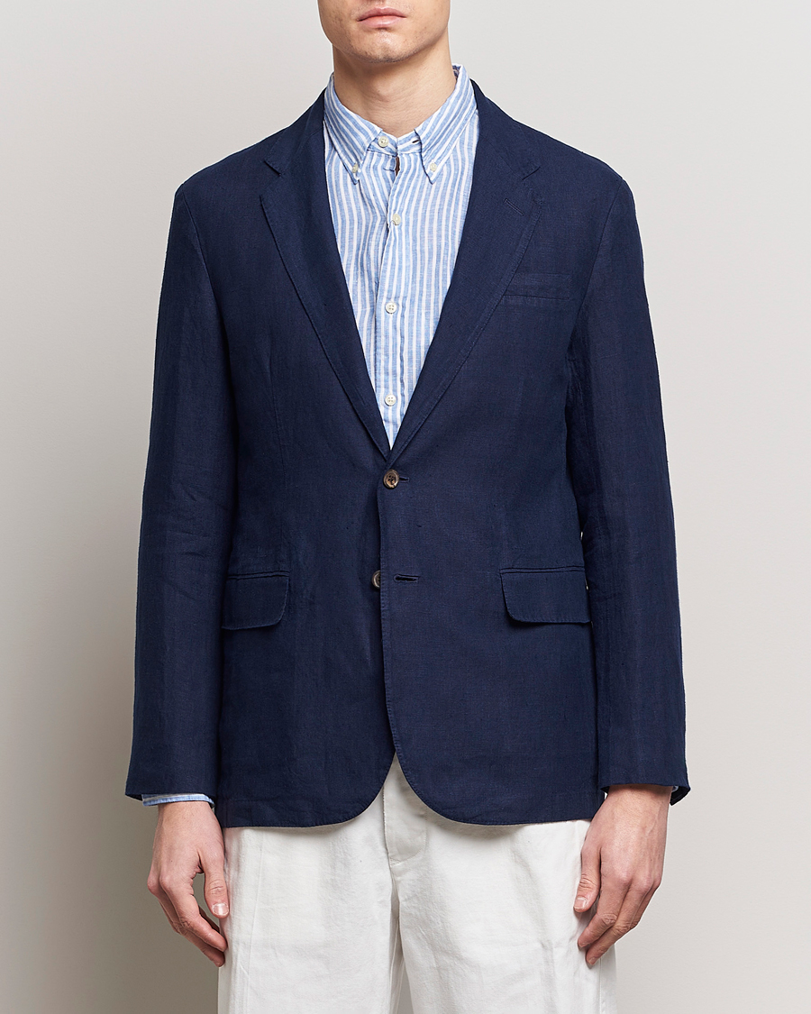 Herre | Only Polo | Polo Ralph Lauren | Linen Sportcoat Navy