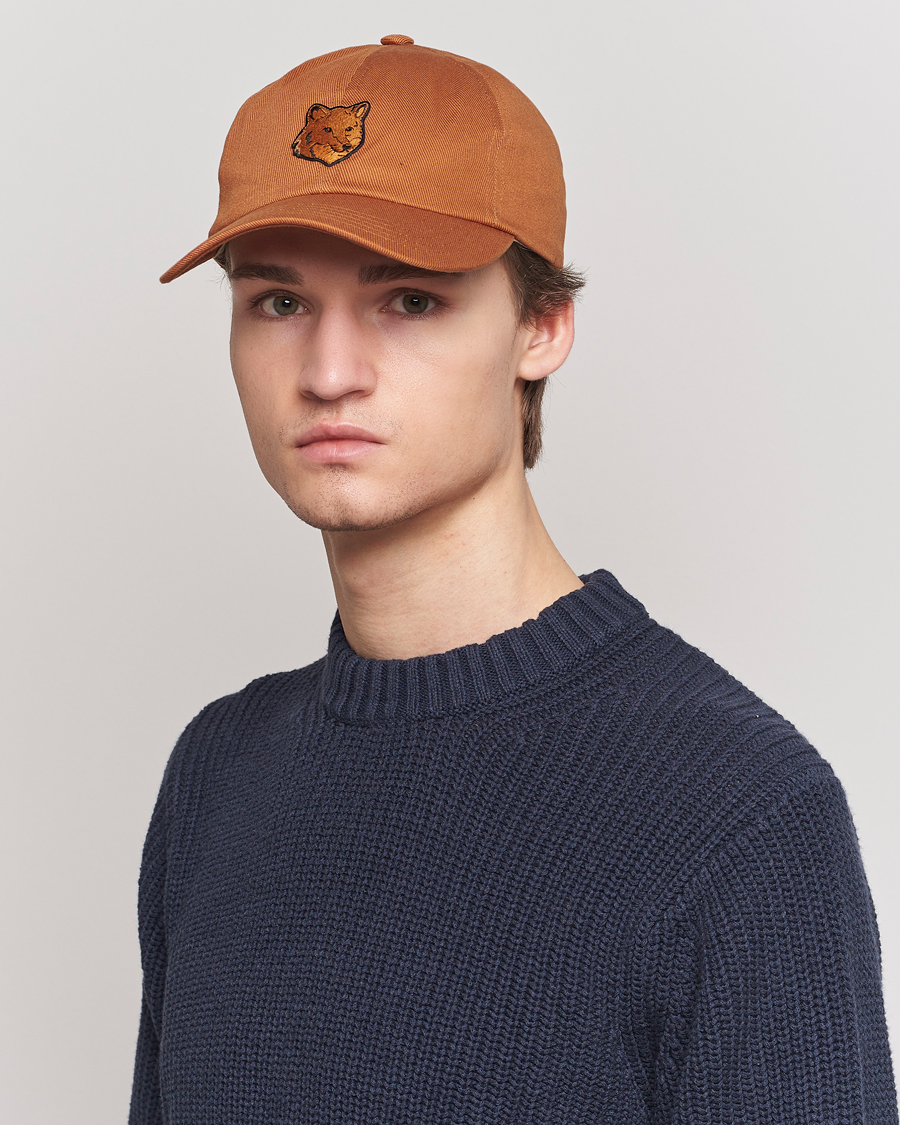 Herre | Udsalg tilbehør | Maison Kitsuné | Tonal Fox Cap Tobacco