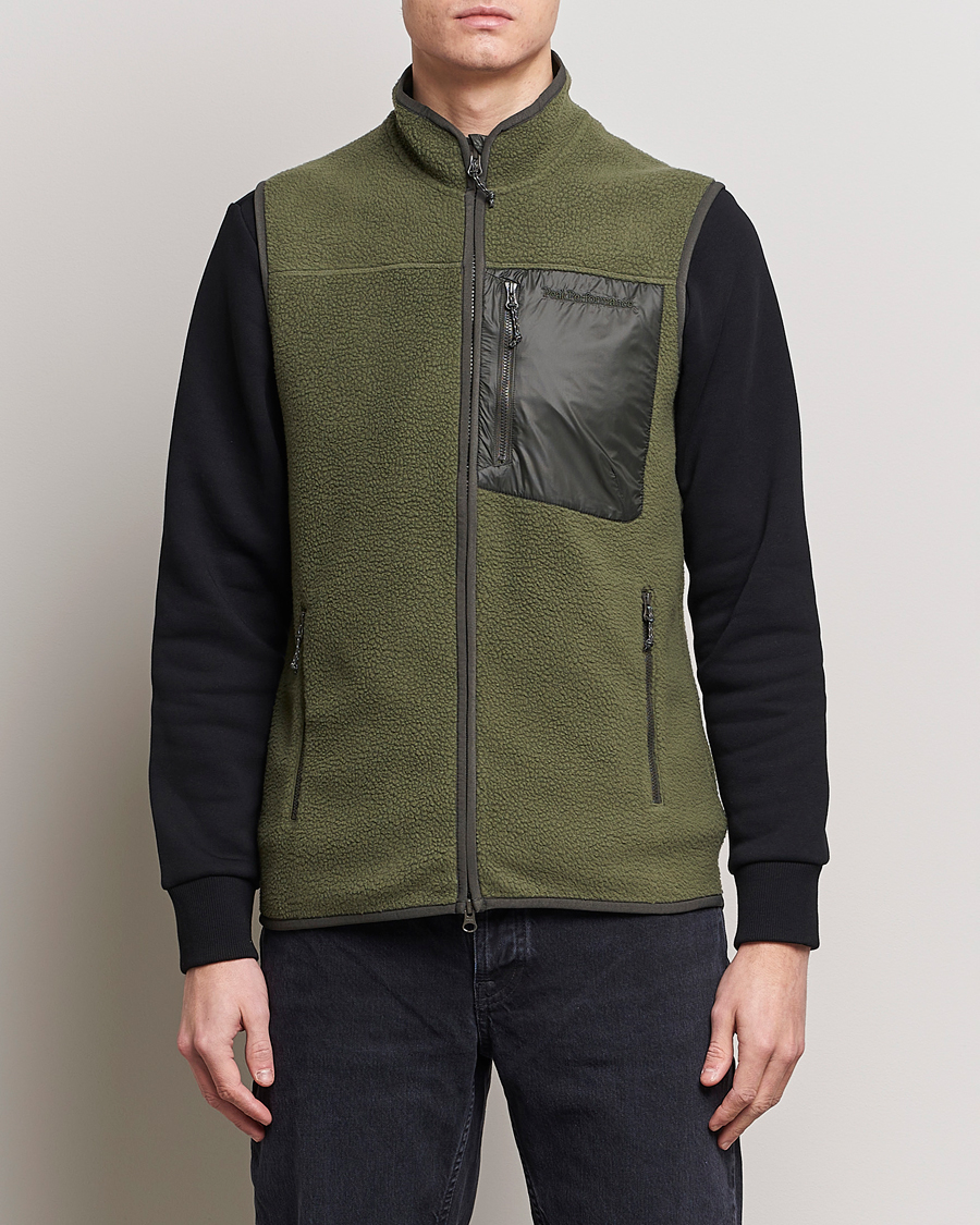 Herre | Slipovers | Peak Performance | Pile Vest Pine Needle