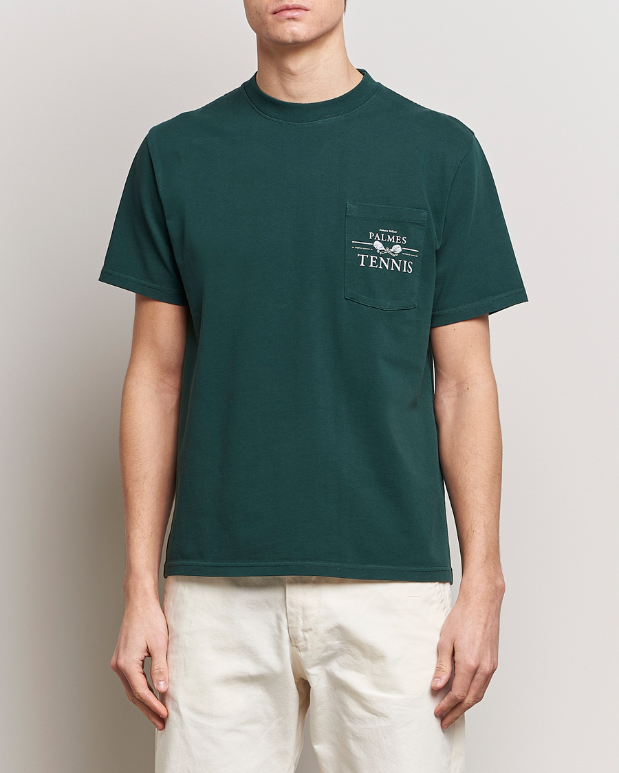 Herre | Afdelinger | Palmes | Vichi Pocket T-Shirt Dark Green