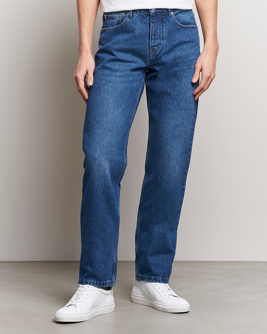 Herre | Tøj | AMI | Classic Fit Jeans Used Blue