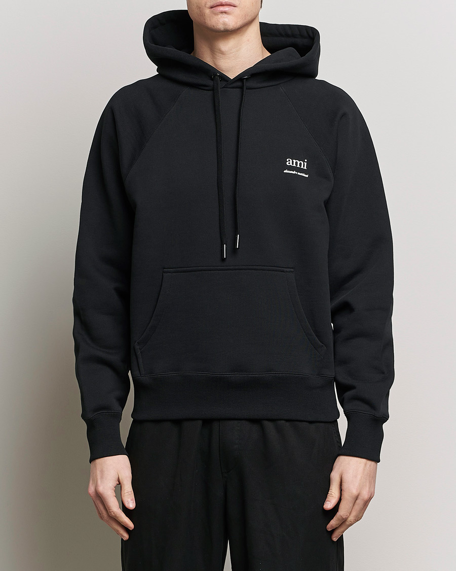 Herre | Hættetrøjer | AMI | Logo Hoodie Black