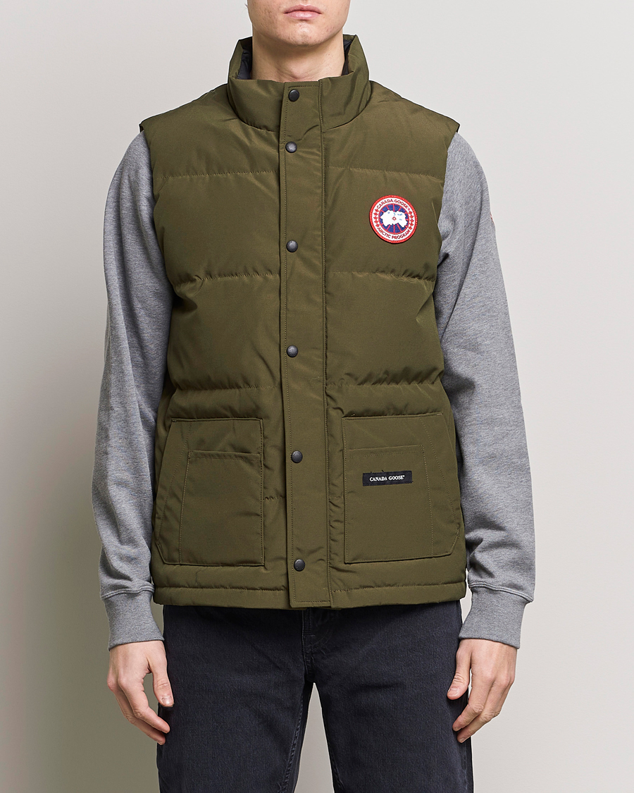 Herre | Moderne jakker | Canada Goose | Freestyle Crew Vest Military Green