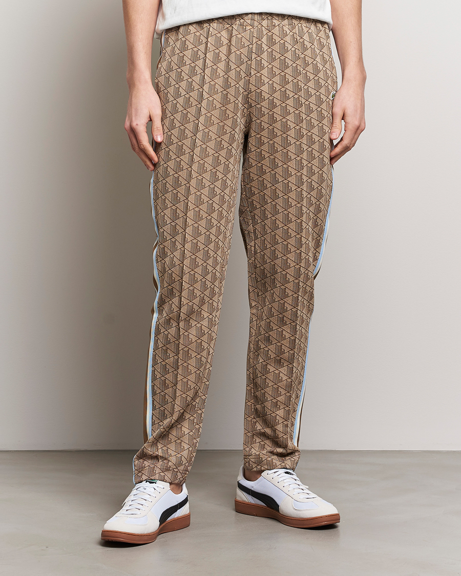 Herre | Lacoste | Lacoste | Monogram Tracksuit Pants Croissant/Cookie