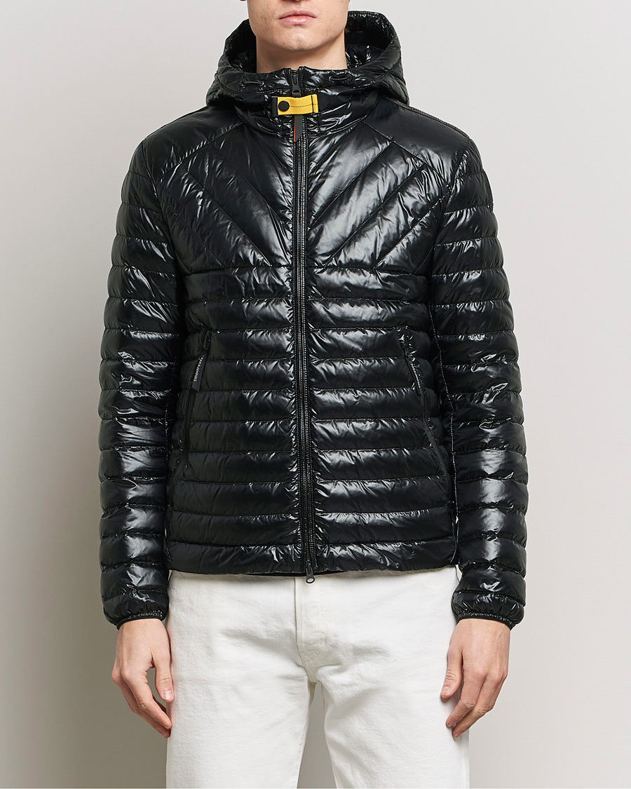 Herre | Tøj | Parajumpers | Miroku Techno Puffer Hodded Jacket Black