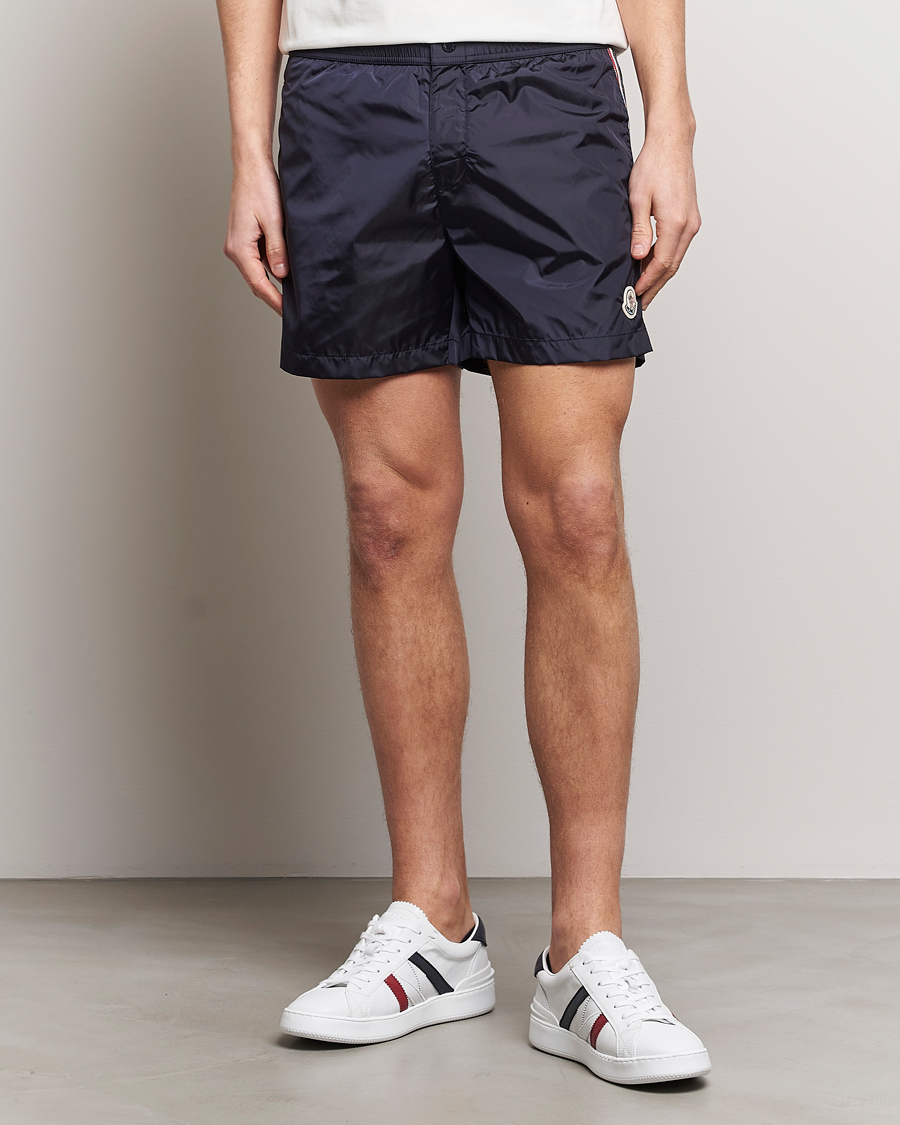 Herre |  | Moncler | Nylon Swim Shorts Navy