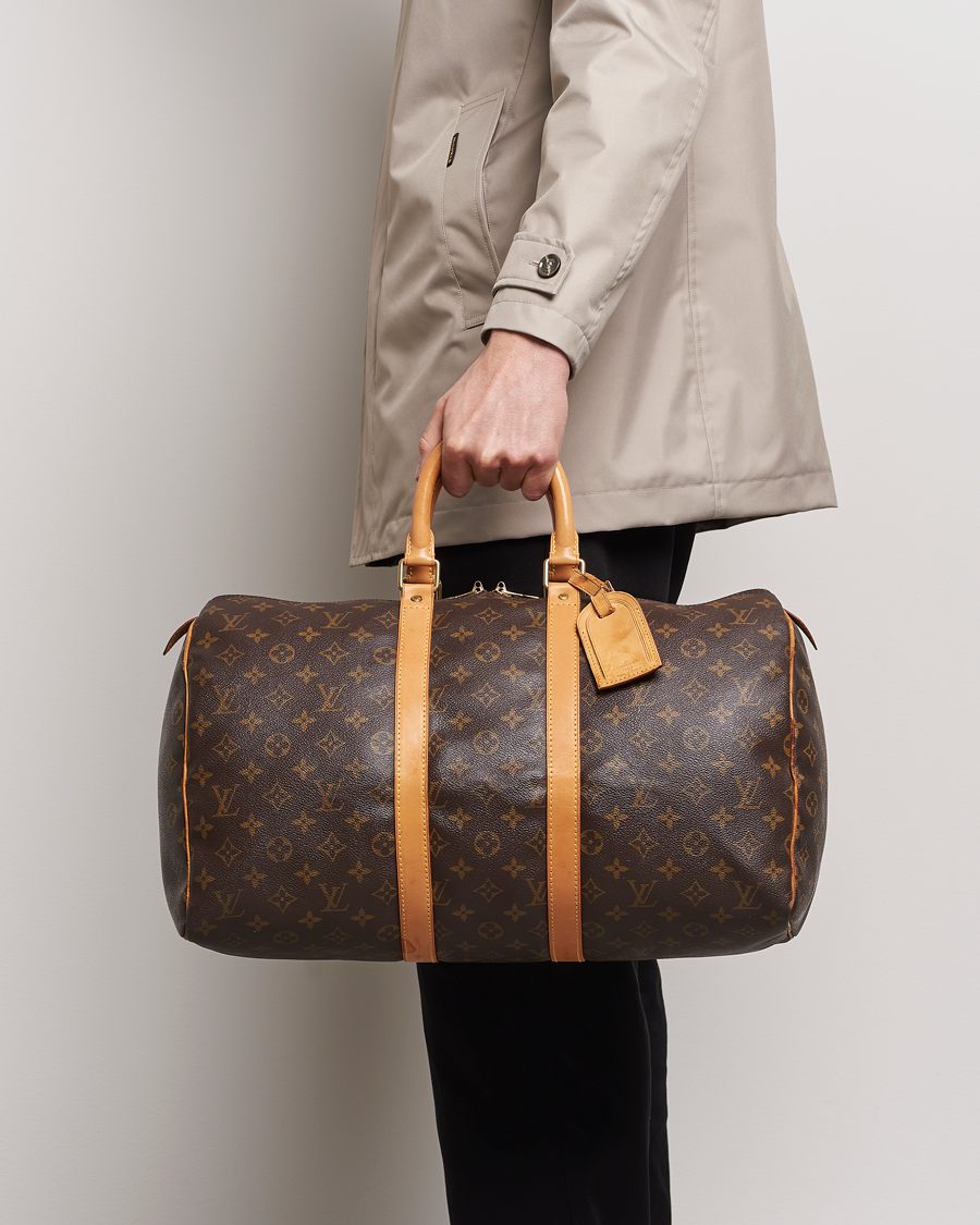 Herre | Pre-owned | Louis Vuitton Pre-Owned | Keepall 45 Bag Monogram 