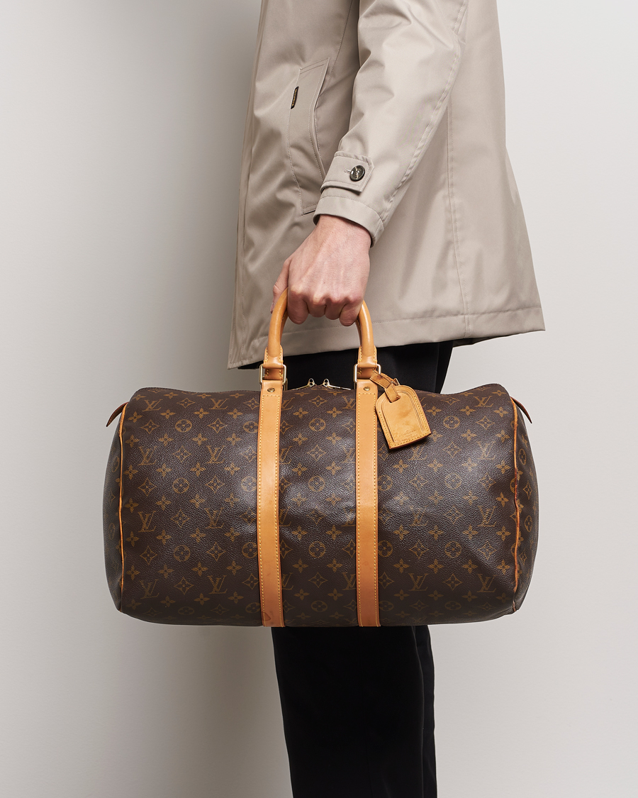 Herre | Pre-Owned & Vintage Bags | Louis Vuitton Pre-Owned | Keepall 45 Bag Monogram 