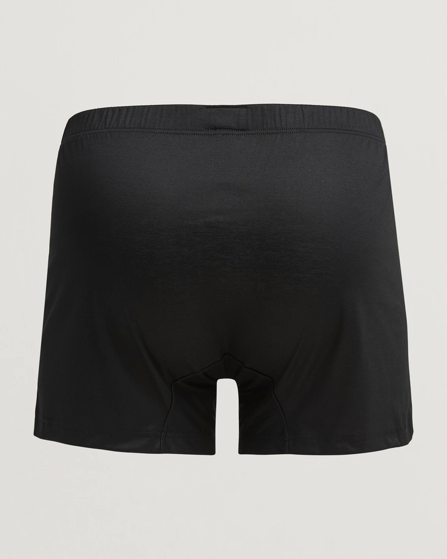 Herre |  | Zimmerli of Switzerland | Sea island Cotton Boxer Shorts Black