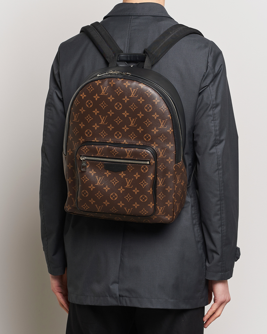 Herre | Pre-Owned & Vintage Bags | Louis Vuitton Pre-Owned | Josh Macassar Backpack Monogram 